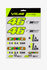 VR46 STICKERS VR46 WRT SET AUTOCOLLANTS LARGE VAUST498003