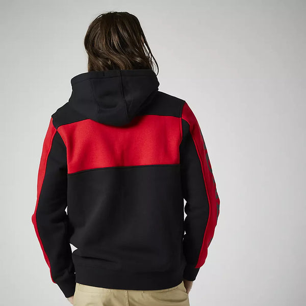 Sweat Shirt Fox Racing Honda Hrc Zip Fleece Noir Rouge